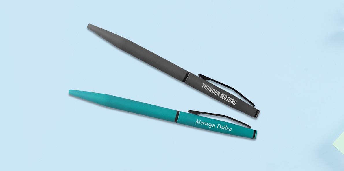 Sleek Metal Ballpoint Pens VistaPrint